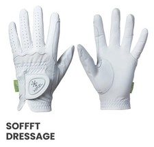 Hirzl Equestrian SOFFFT Dressage Gloves - White / 8