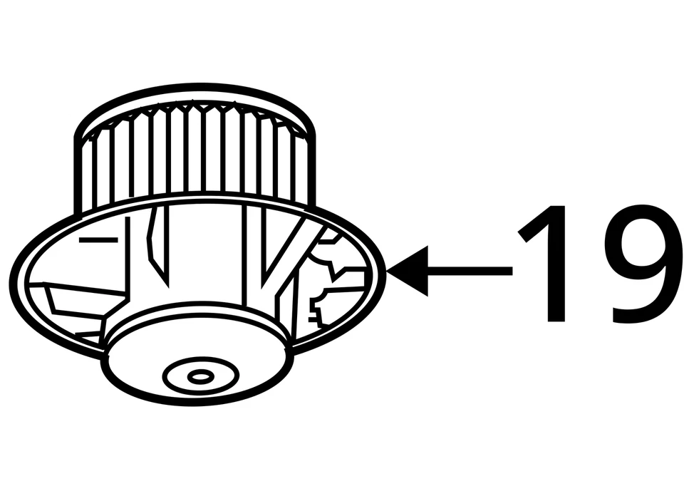 2010 Chevrolet Malibu Blower Motor OEM Used 113K Miles 15863480 - Изображение 4 из 4