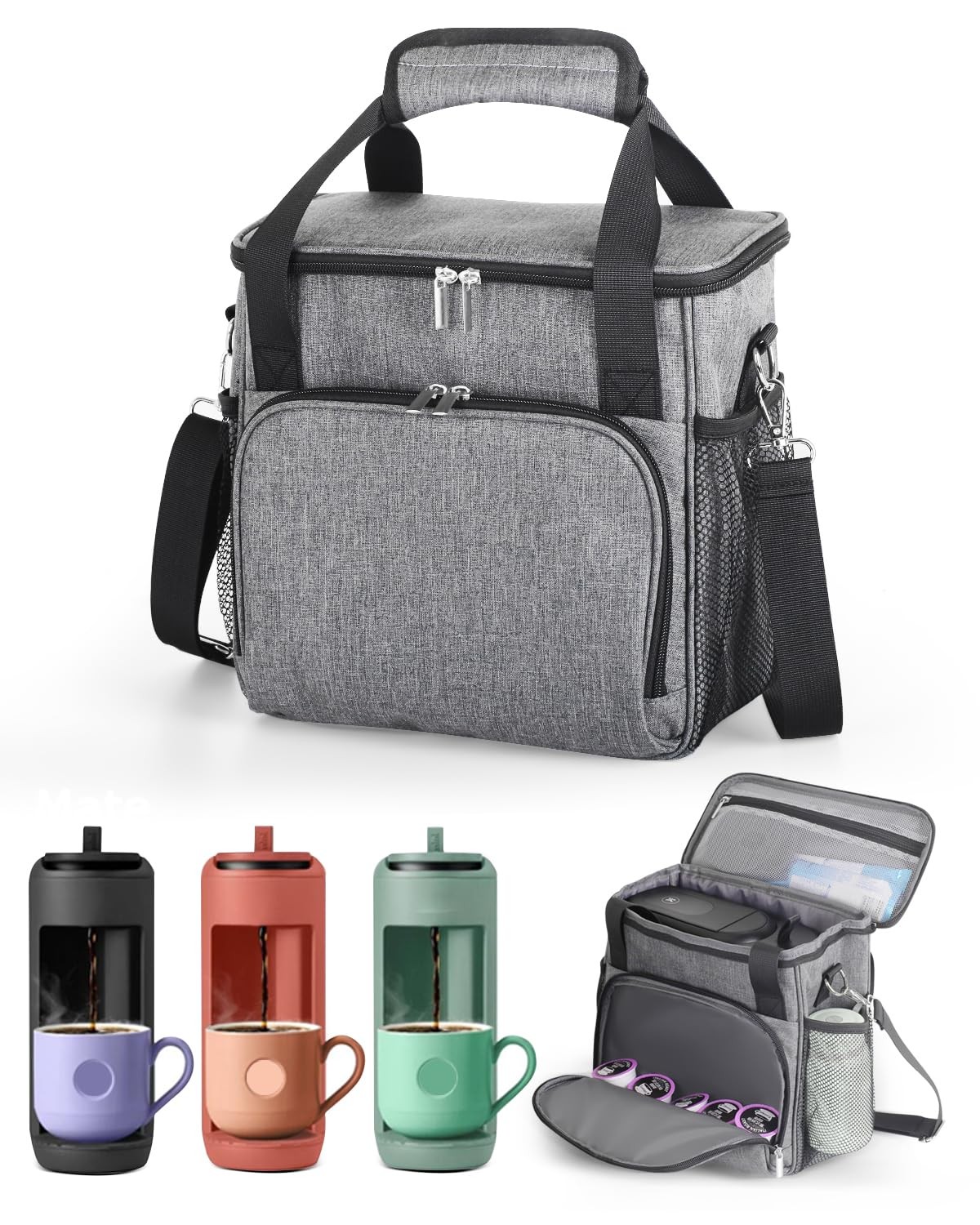 Travel Carrying Bag for Keurig K-Mini Mate Coffee Maker, Single Serve Coffee ...