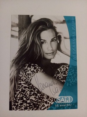 Alexandra Kamp - Sat 1 Fieber - original Autogramm - ca. 15x10cm - Autogrammkart
