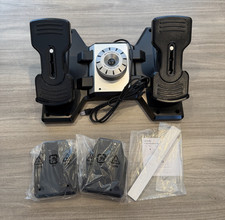 Logitech Saitek Pro Flight Sim Simulator Rudd...