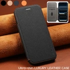 For iPhone 17 Pro Max 16 15 14 13 Ultra-thin Luxury Flip Leather Card Phone Case