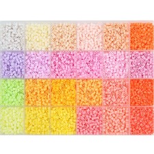 8400 Pcs Fuse Beads Kit 24 Pastel Bloom Colors 2.6mm 2.6mm,