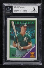1988 Topps Topps All-Star Rookie Mark McGwire #580 BGS 8 1b4