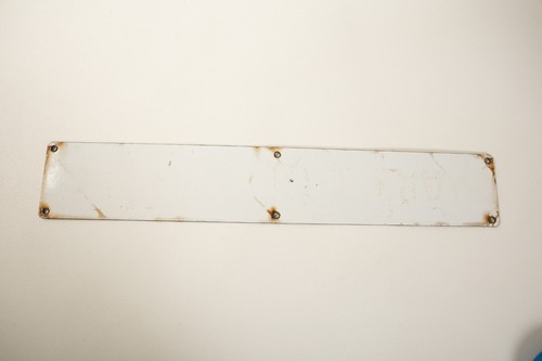 No Admittance Sign (HSE/JSF6)Authorized Personnel Only Porcelain Enamel Ready Md - Picture 6 of 6