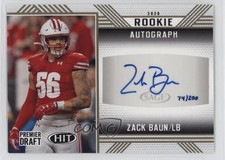 2020 Sage Hit Rookie Auto Gold /200 Zack Baun #A45 Auto RC