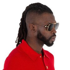 Versace Grey Navigator Men's Sunglasses VE2269 100287 62 VE2269 100287 62