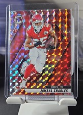 2025 Panini Mosaic - Jamaal Charles #18 Red Camo Mosaic Prizm
