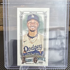 Topps Allen & Ginter 2025 Mookie Betts Mini Base Set #80 Dodgers MLB Card