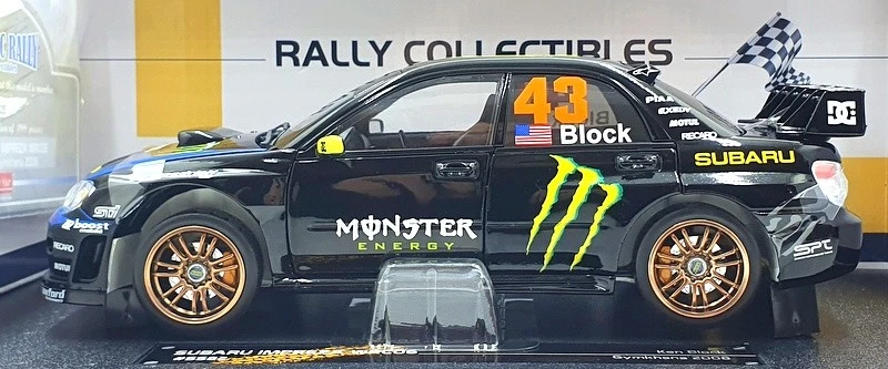 Sun Star 1/18 Scale Diecast 5582 Subaru Impreza WRC06 Gymkhana 2008 #43 K.Block - Image 3 of 4