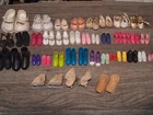 Vintage Lot Doll Shoes Slippers Skates Boots 38 Pair Ginny Barbie