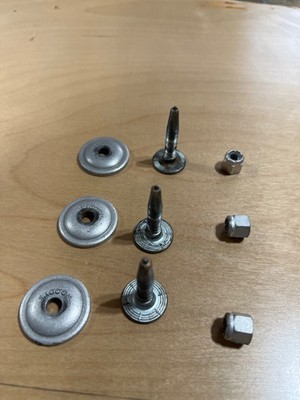 woodys 1.740'' mega-bite carbide track studs,  support plates, nuts
