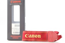  Unused in Box Canon Professional Red Neck Sohulder Strap for Canon From JAPAN