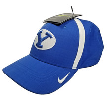 BYU Cougars Hat Cap Adjustable Adult Royal Blue Classic99 Dri-Fit Nike Polyester