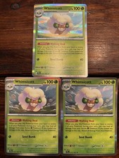 (3) Pokemon TCG Whimsicott 015/162 Holo LOT! Temporal Forces