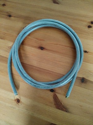   PANZERKABEL 220V 240V 2,8m silber. Schwerlast Werkstatt Garage Draht Blei 