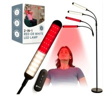LifePro Red Light Therapy Lamp  Reading Lamp 850nm 660nm Near Infrared 216 LED