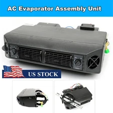 US Stock 12V 80W Car Underdash A/C Evaporator Compressor Air Conditioner 3 Speed