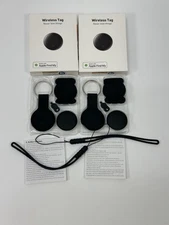 2 Pack REXZOL Smart Tag Bluetooth Luggage Tracker, Air Tracker Works with Find