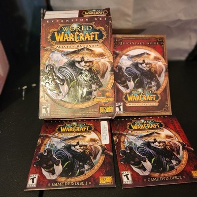 Blizzard World of Warcraft Mists of Pandaria PC Expansion Set Manual Included
