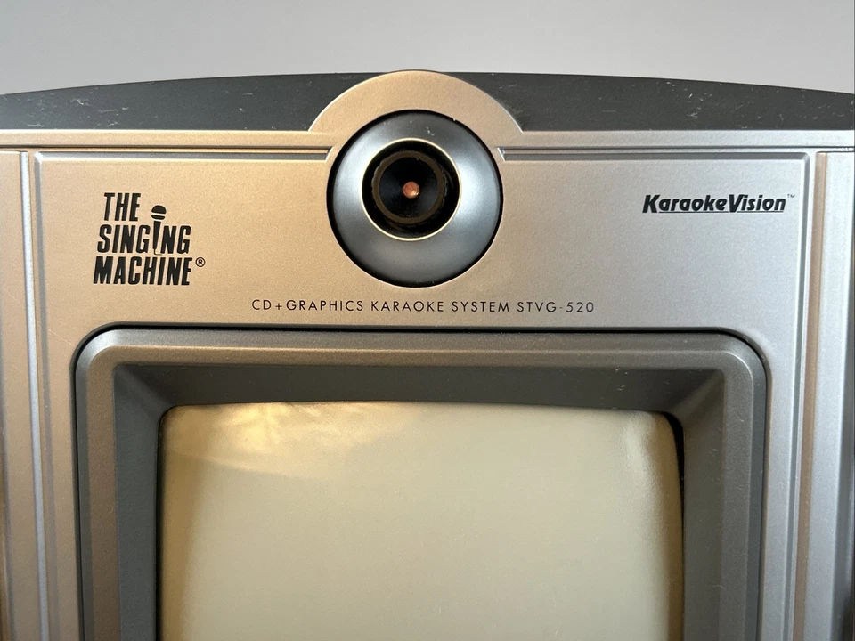 The Singing Machine STVG520 KaraokeVision CD+G Karaoke System w/ Built-In Screen - Image 2 of 4