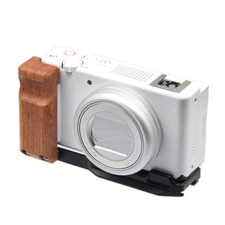 Wooden Camera L Bracket Hand Grip Quick Release Plate for Sony ZV-1/ZV-1 Mark II