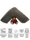 KLAZE Teddy Fleece V pillow with case Complete Set Sherpa Fleece or V Cover only