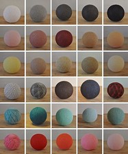 Cotton Ball Lights Baumwollkugeln Farbauswahl Lichterkette 10 20 35 50 Adapter