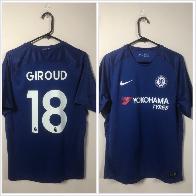 Player Chelsea Giroud Shirt Chelsea 2017-18 Third Shirt (M