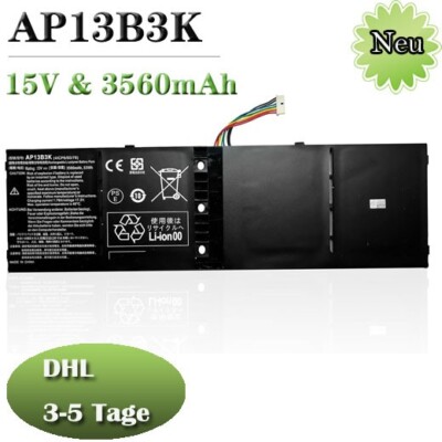  Akku Für Acer Aspire V5-572p V5-573 V5-573g V5-573p R7-571 AP13b3K AP13b8K NEU