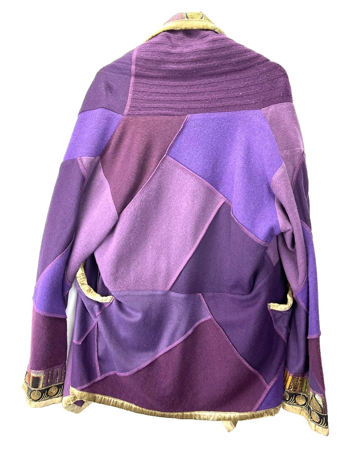 Rare Handmade Patchwork Embroidered Serrahna Nana… - image 5