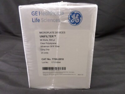 WHATMAN UNIFILTER Microplate Polystyrene 96 Well 800 µL, 25 Units, 7700-2810