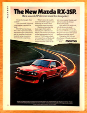 1977 MAZDA RX-3SP SPORTS COUPE&mdash;ROTARY ENGINE&mdash;VINTAGE MAGAZINE ADVERTISEMENT AD