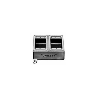 Appleton FD2L, 3/4'' Hub, 2-Gang, Deep, Rigid Metal Conduit Hub Device Box, 1 pc