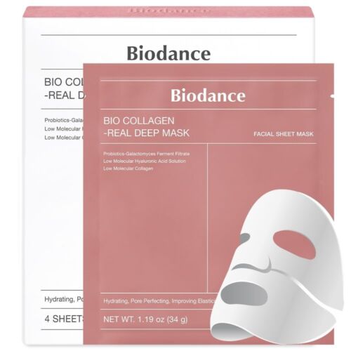 Pore Minimizing & Firming Bio-Collagen Hydrogel Mask - 4 Pack of 34g Sheets - Picture 3 of 11