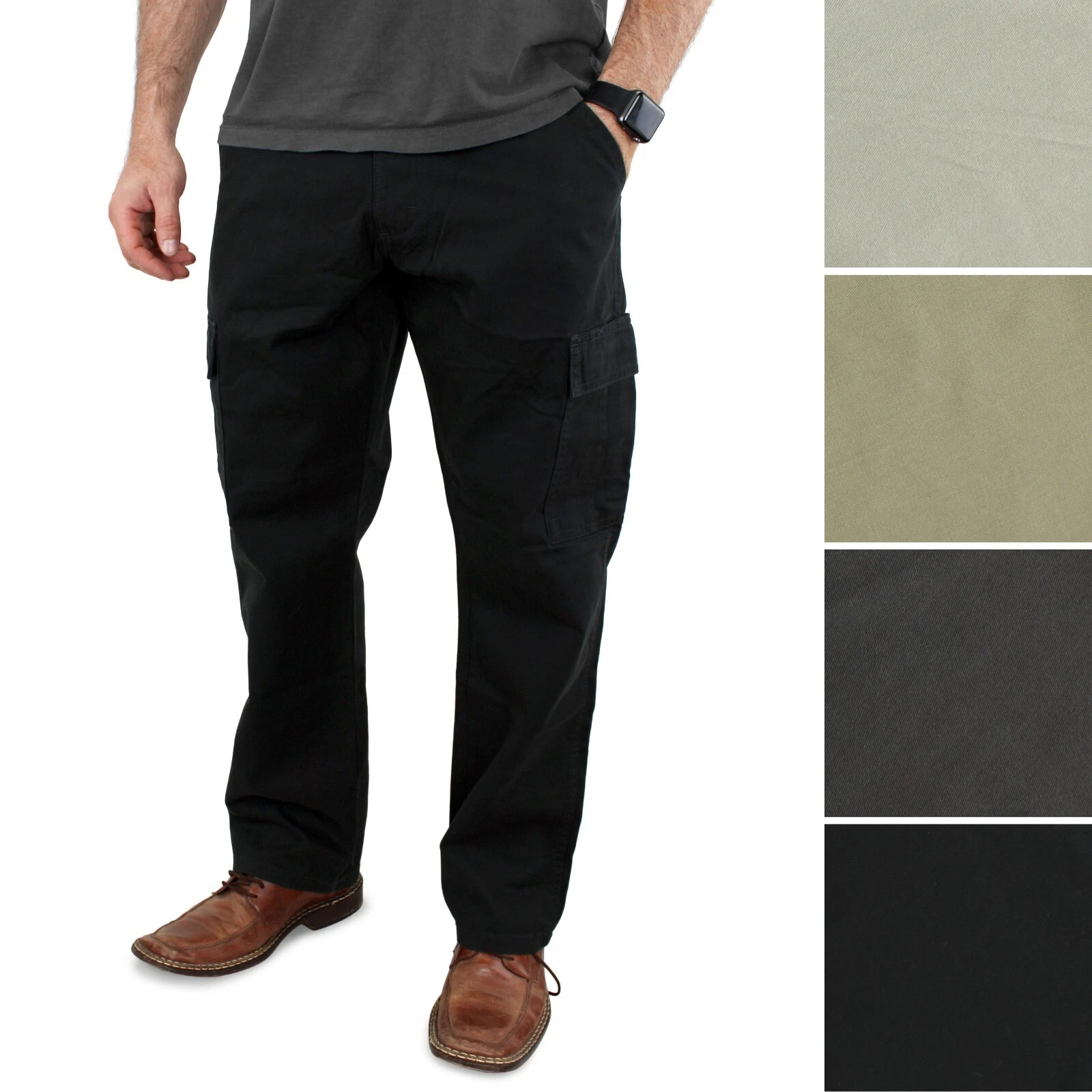 Wrangler Authentics Men's Cargo Pants Regular Fit, Twill, 8-Pocket, L & R Tech
Opens in a new window