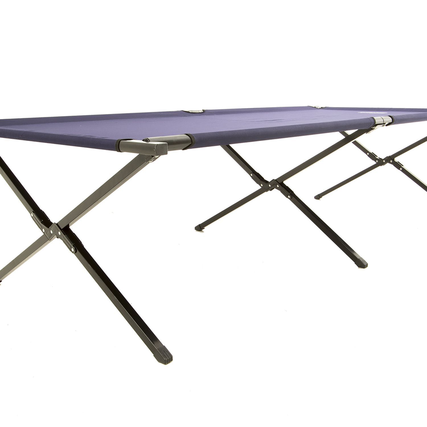 2x Adventure Kings Folding Camping Stretcher Bed Heavy duty Steel frame