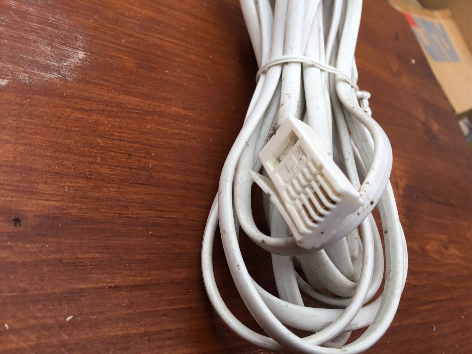 Telephone Extension Cable RJ11 UK Lead Phone Fax Modem Socket Landline