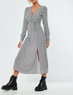 white midi tea dress