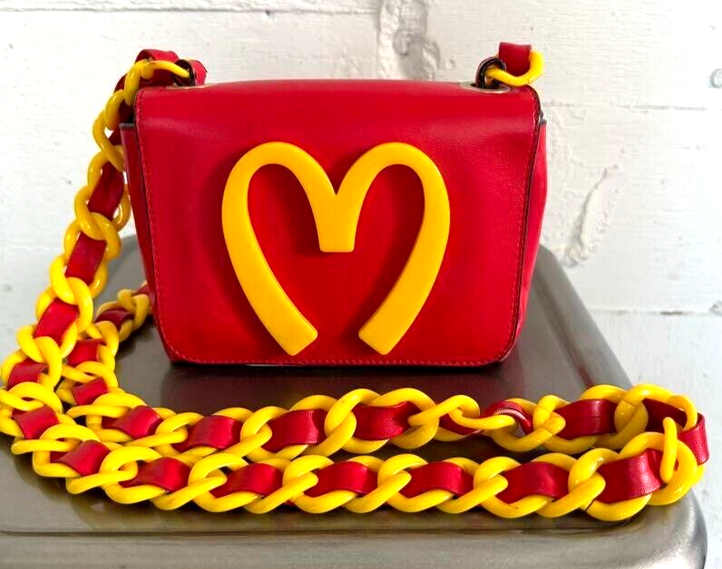 MOSCHINO McDonald's AW Collection 2014 Plastic Chain Crossbody