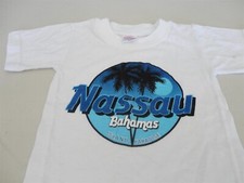Vintage Nassau Bahamas Tourist T shirt Fits Kids Size 2-4