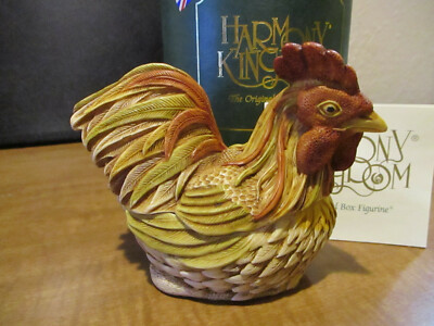 Harmony Kingdom Rise and Shine Cockring UK Made Box Figurine LE 500 RARE