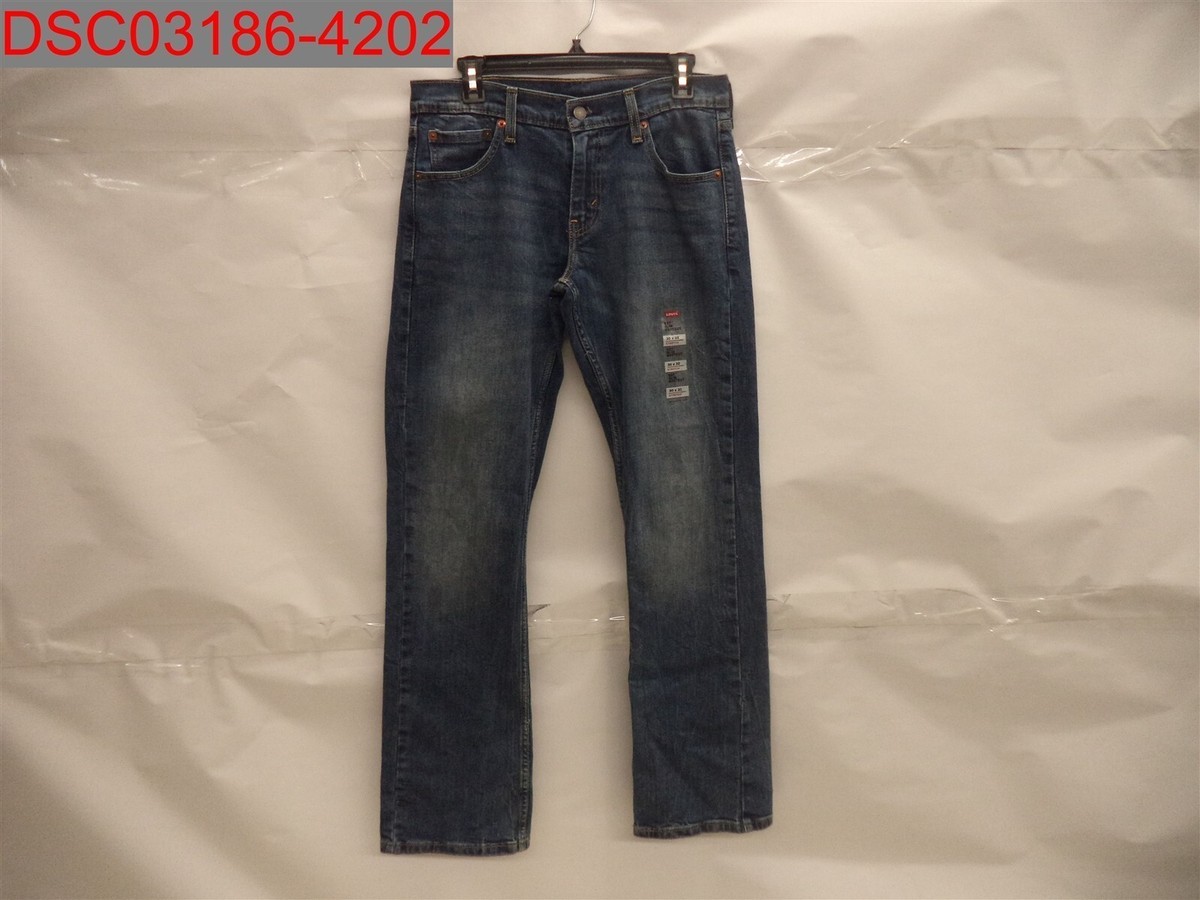 バンブー NWT - Levi's Men's Med Blue 527 Slim Boot Cut Fit Jeans, Size