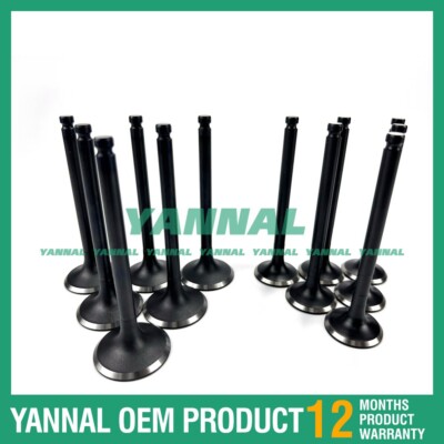 New DE08 Intake Valve & Exhaust Valve Kit mm For Doosan Daewoo