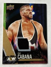2021 Upper Deck AEW COLT CABANA Memorabilia Relic Gold 028/199