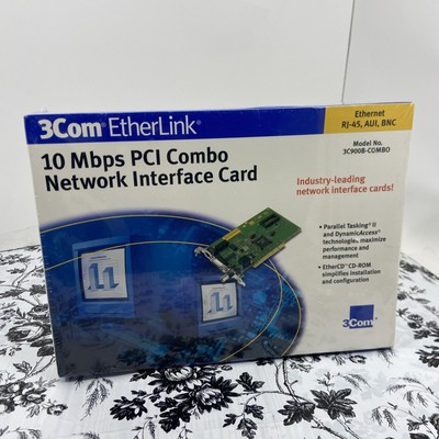 1x 3C900B-COMBO 3Com EtherLink 10 PCI Combo Network NIC