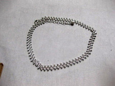 Vintage  Damen Collier /Halskette Handarbeit 835iger Silber