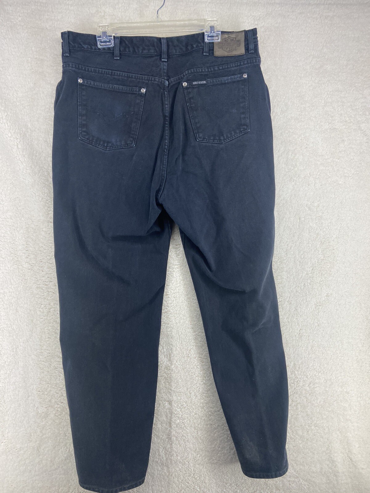 HarleyDavidson Jeans Men's Bootcut Black Washed Deni… Gem