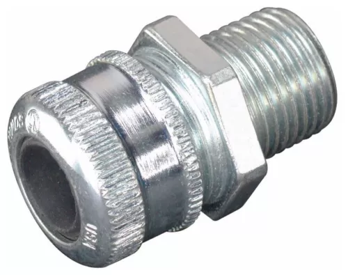 Crouse-Hinds CGB192 SA, Cable Gland, 1/2 Male Al Cord/Cab Ftg Neo Bush, 1 PC