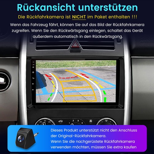 Radio de coche para Benz clase A/B W169 W245 W639 Carplay Android13 GPS SWC WIFI DAB+ - Imagen 9 de 13